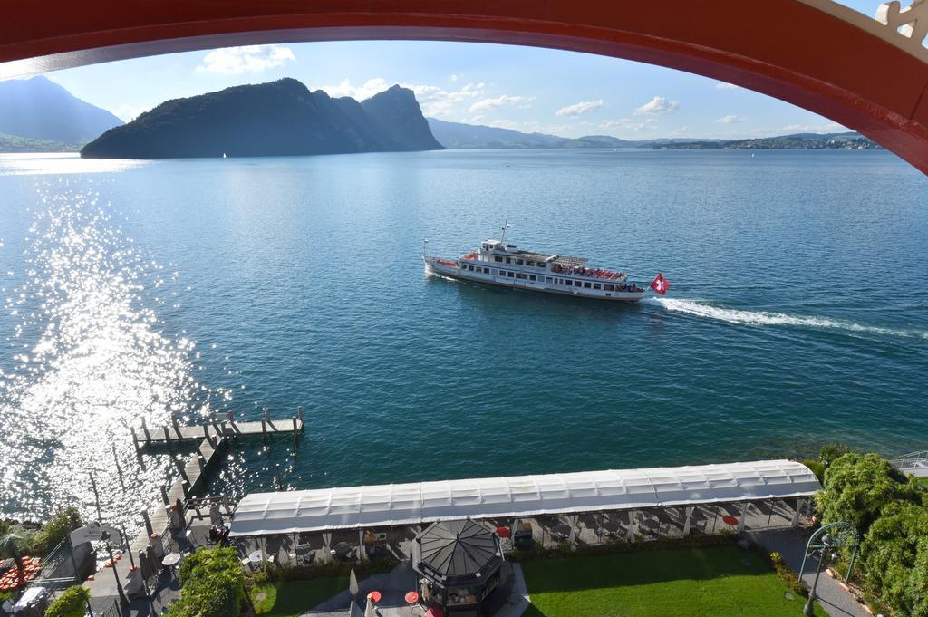 Hotel Vitznauerhof - Lifestyle Hideaway At Lake Lucerne ภายนอก รูปภาพ