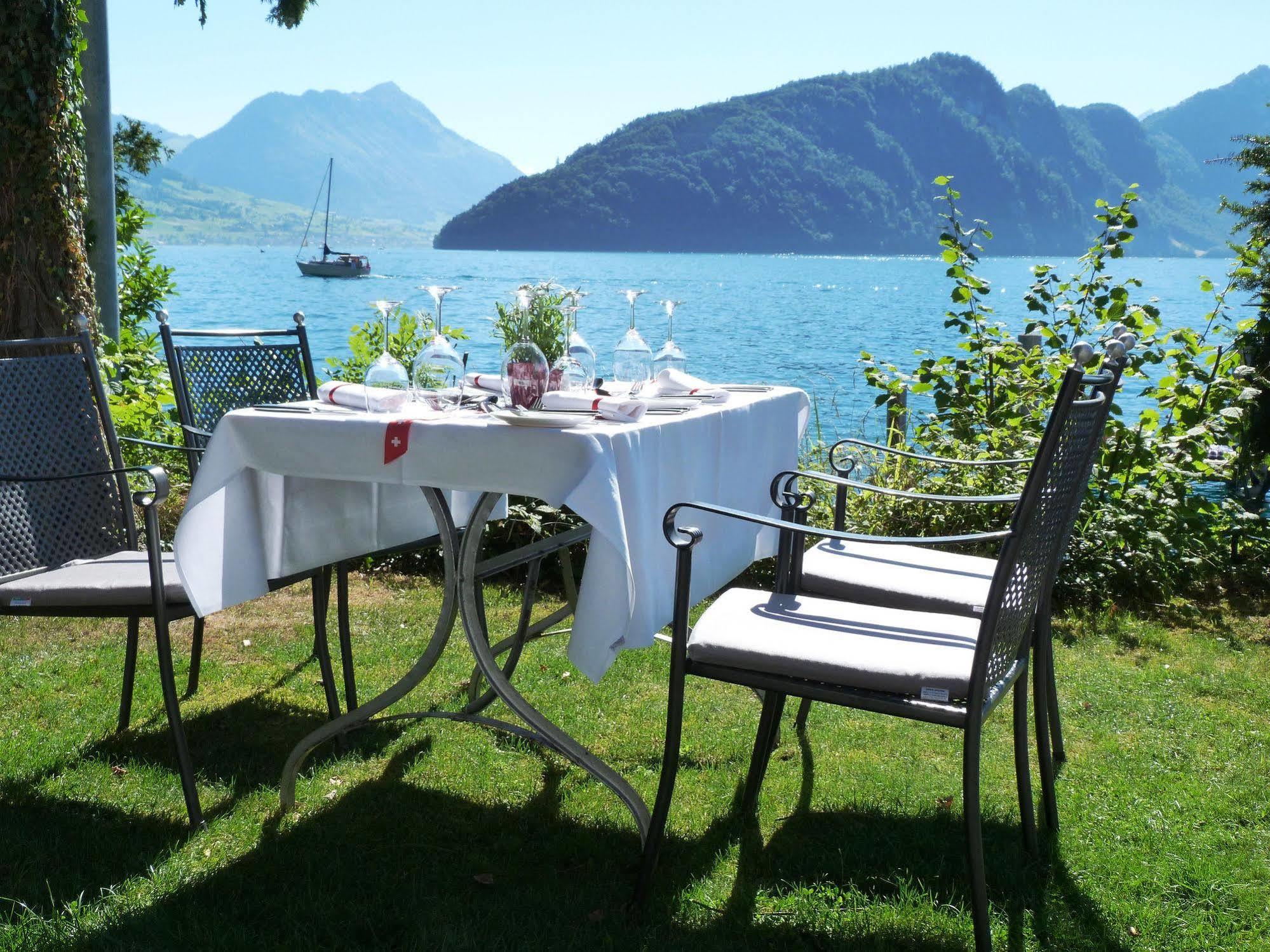 Hotel Vitznauerhof - Lifestyle Hideaway At Lake Lucerne ภายนอก รูปภาพ
