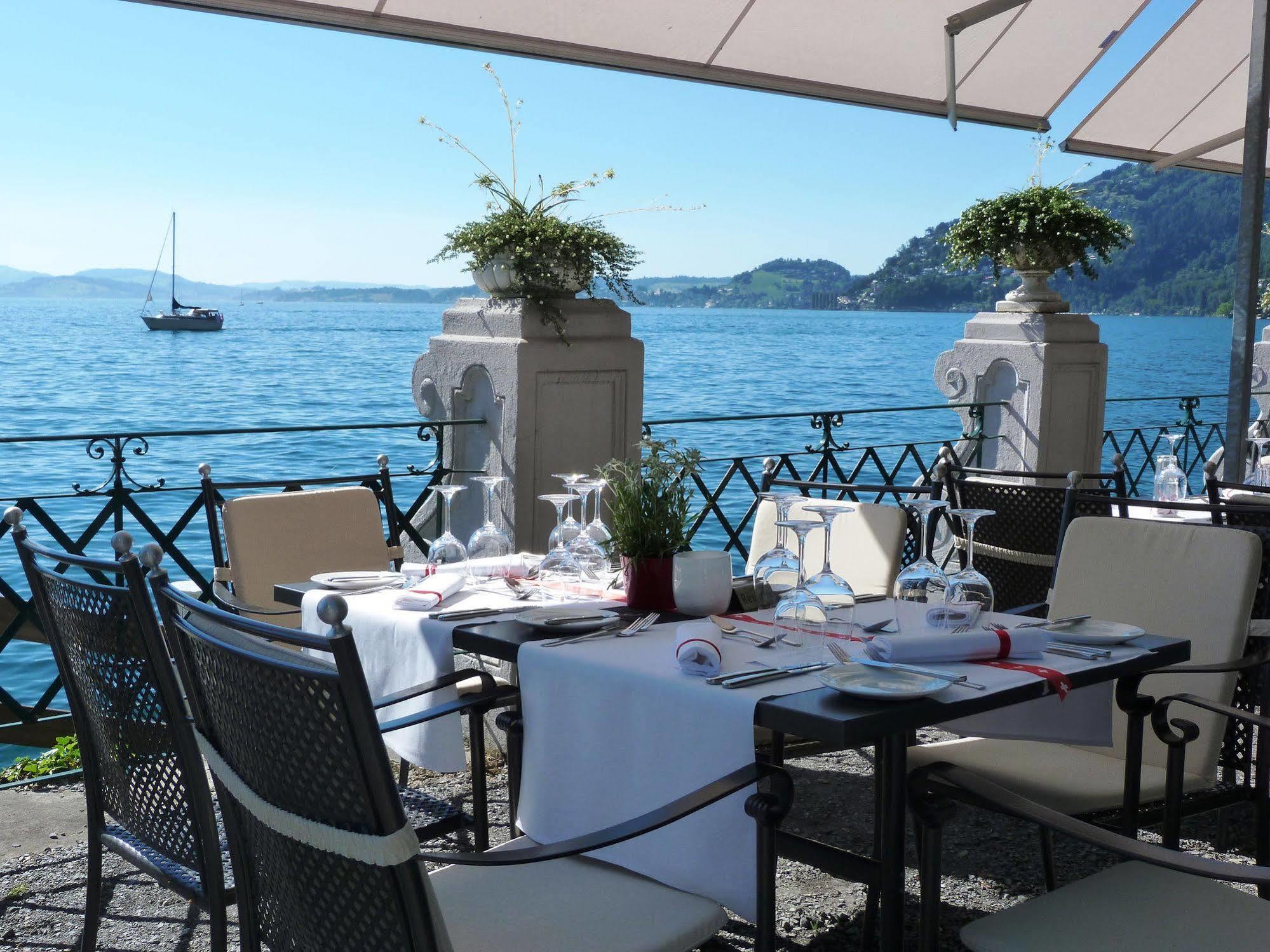 Hotel Vitznauerhof - Lifestyle Hideaway At Lake Lucerne ภายนอก รูปภาพ