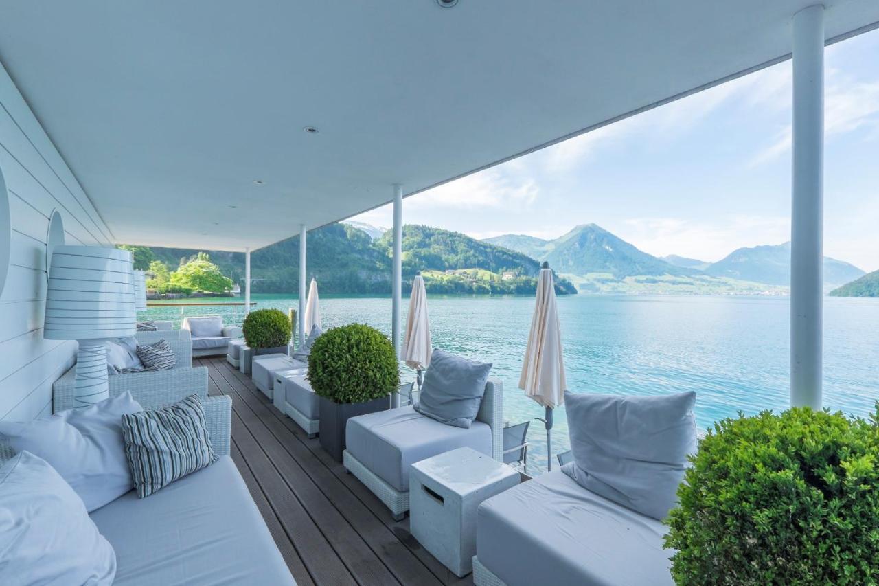 Hotel Vitznauerhof - Lifestyle Hideaway At Lake Lucerne ภายนอก รูปภาพ